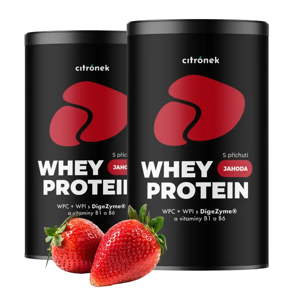 Whey Protein Jahoda 900g - 2x900g-0