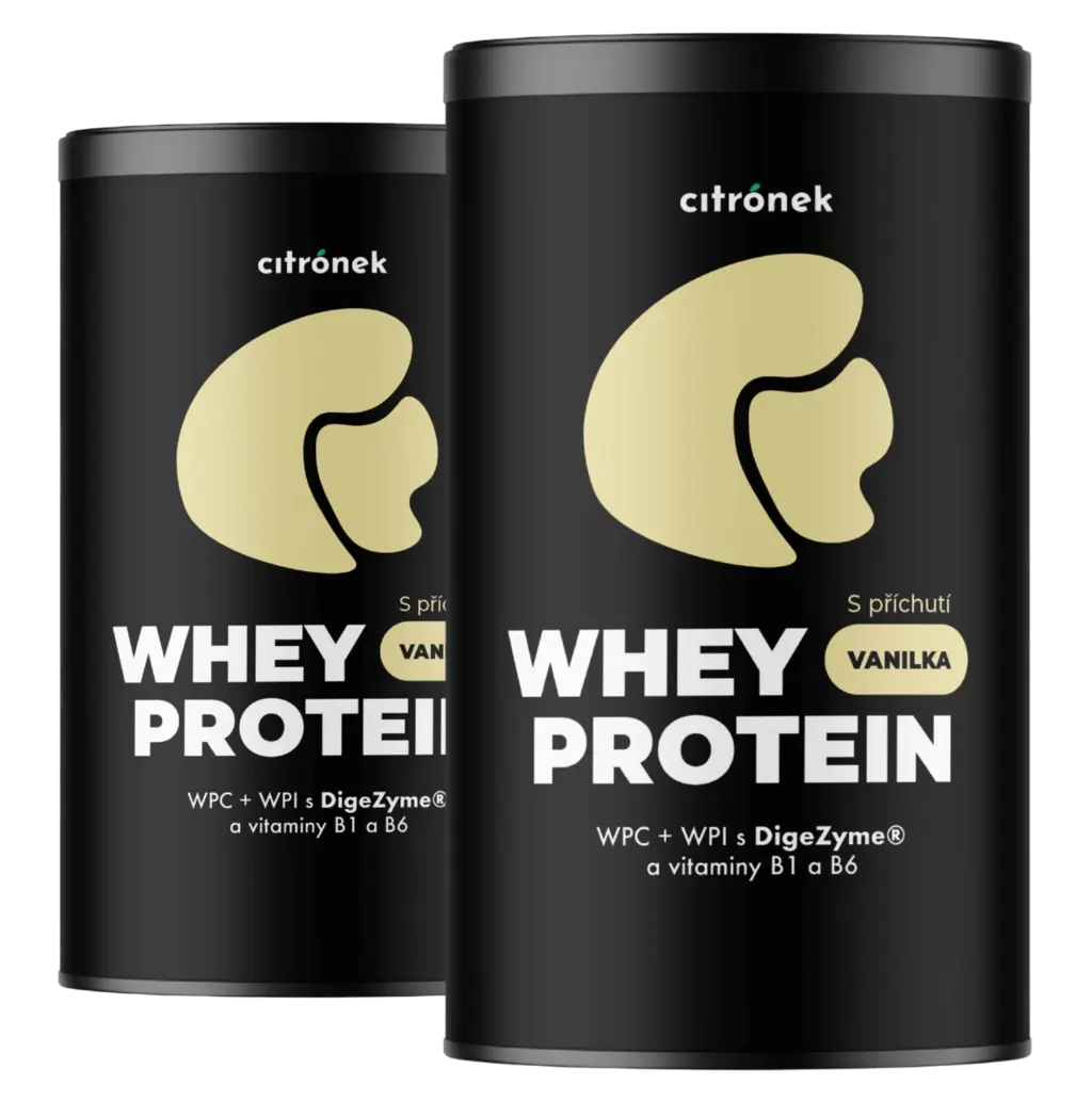 Whey protein vanilka 450g - 2x450g