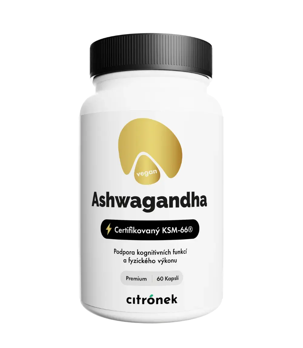 Ashwagandha KSM-66 - 60 kapslí