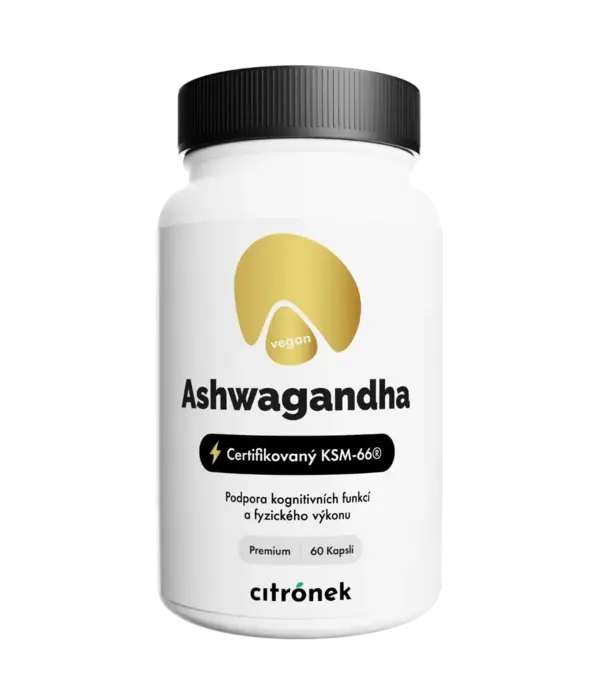 Ashwagandha KSM-66 - 60 kapslí