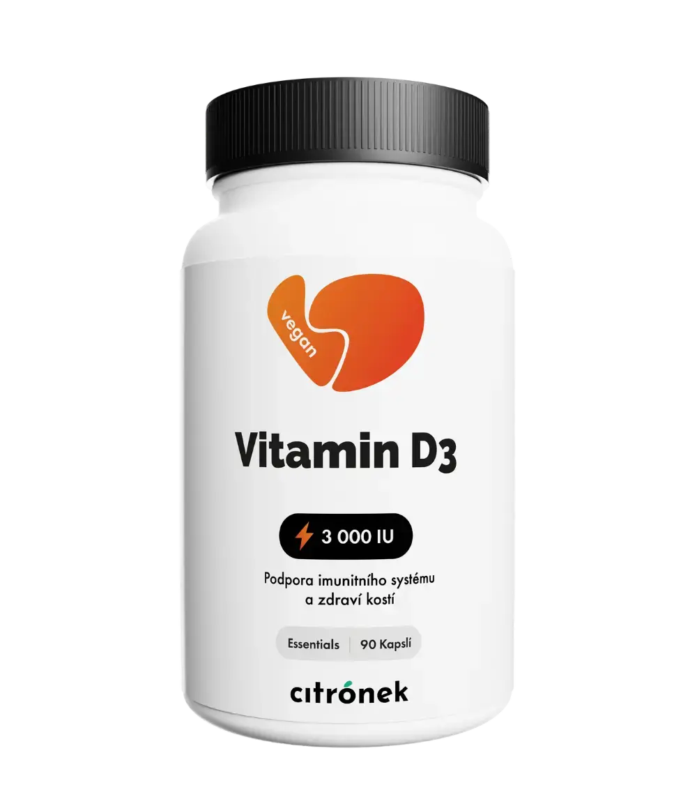 Vitamin D3 3000 IU - 90 kapslí