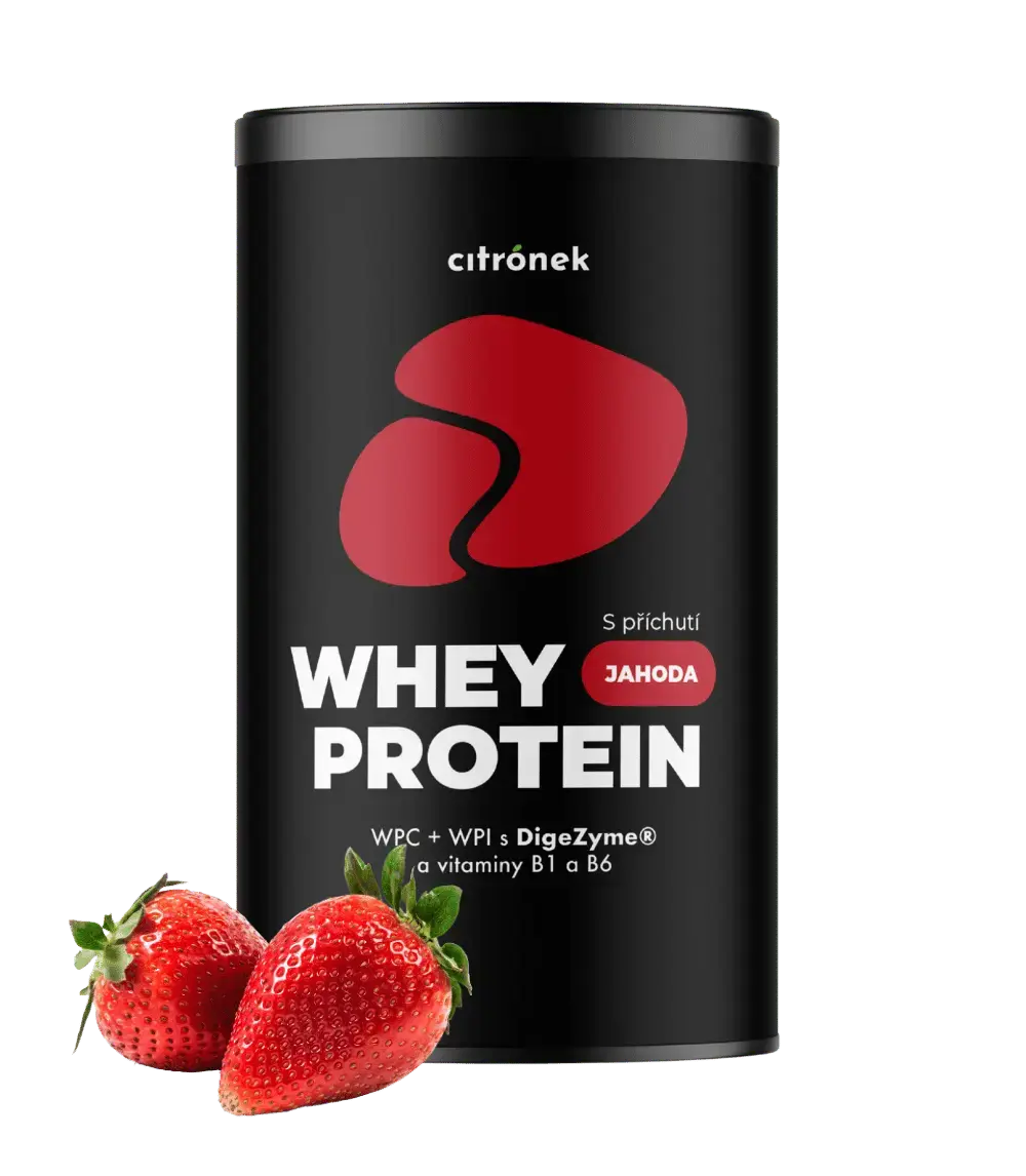 Whey protein jahoda 450g - 1x450g
