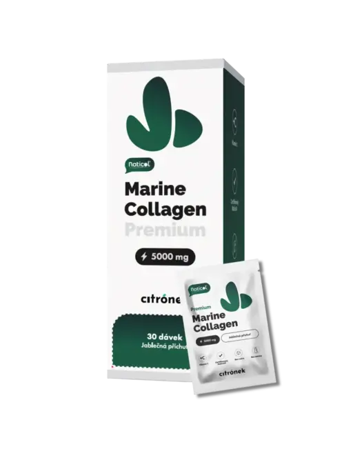 Mořský kolagen Naticol® 5000mg – Zelené jablko (30 sáčků) - 1x30 sáčků
