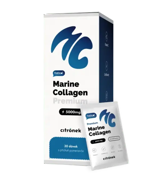 30-denní dávkovač Mořský kolagen Naticol®, 5000mg, pomeranč - 1x30 sáčků