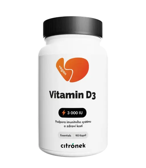 Vitamin D3 3000 IU - 90 kapslí