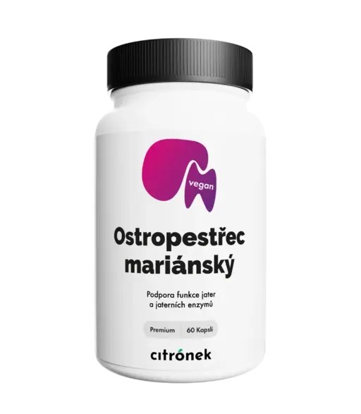 Ostropestřec mariánský  - 60 kapslí