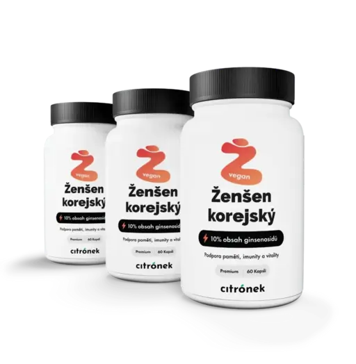 Ženšen korejský  - 3x60 kapslí