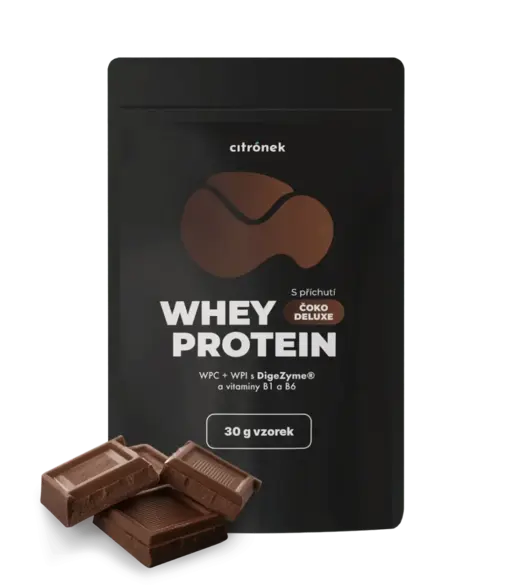Whey protein čokoláda vzoreček - 1x30g Choco-deluxe