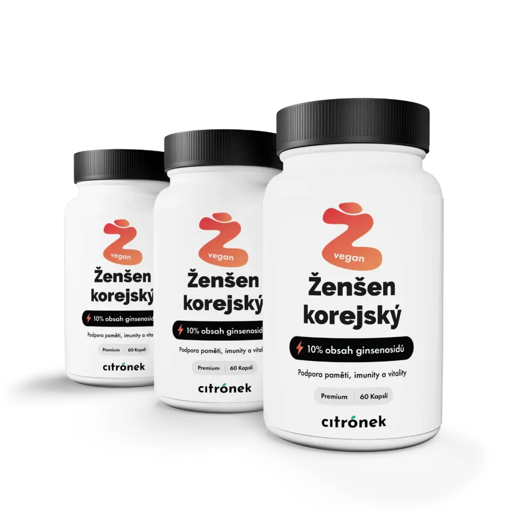 Ženšen korejský - 3x60 kapslí